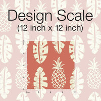 Pineapple Block Print Peel and Stick Wallpaper Peel and Stick Wallpaper RoomMates   