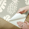 Pineapple Block Print Peel and Stick Wallpaper Peel and Stick Wallpaper RoomMates   