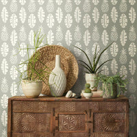 Pineapple Block Print Peel and Stick Wallpaper Peel and Stick Wallpaper RoomMates   