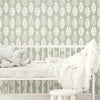 Pineapple Block Print Peel and Stick Wallpaper Peel and Stick Wallpaper RoomMates   
