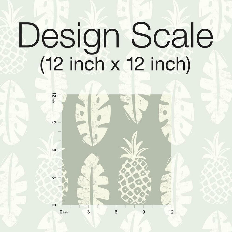 Pineapple Block Print Peel and Stick Wallpaper Peel and Stick Wallpaper RoomMates   