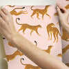 Cheetah Cheetah Peel & Stick Wallpaper Peel and Stick Wallpaper RoomMates   