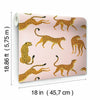Cheetah Cheetah Peel & Stick Wallpaper Peel and Stick Wallpaper RoomMates   