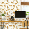 Cheetah Cheetah Peel & Stick Wallpaper Peel and Stick Wallpaper RoomMates   