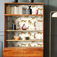 Cheetah Cheetah Peel & Stick Wallpaper Peel and Stick Wallpaper RoomMates   