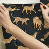 Cheetah Cheetah Peel & Stick Wallpaper Peel and Stick Wallpaper RoomMates   