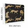 Cheetah Cheetah Peel & Stick Wallpaper Peel and Stick Wallpaper RoomMates   