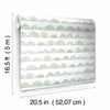 Doodle Scallop Peel and Stick Wallpaper Peel and Stick Wallpaper RoomMates   