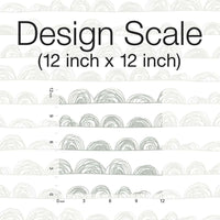 Doodle Scallop Peel and Stick Wallpaper Peel and Stick Wallpaper RoomMates   
