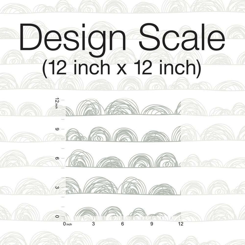 Doodle Scallop Peel and Stick Wallpaper Peel and Stick Wallpaper RoomMates   