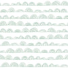 Doodle Scallop Peel and Stick Wallpaper Peel and Stick Wallpaper RoomMates Roll Green 