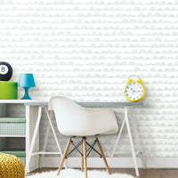 Doodle Scallop Peel and Stick Wallpaper Peel and Stick Wallpaper RoomMates   