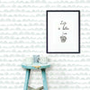 Doodle Scallop Peel and Stick Wallpaper Peel and Stick Wallpaper RoomMates   