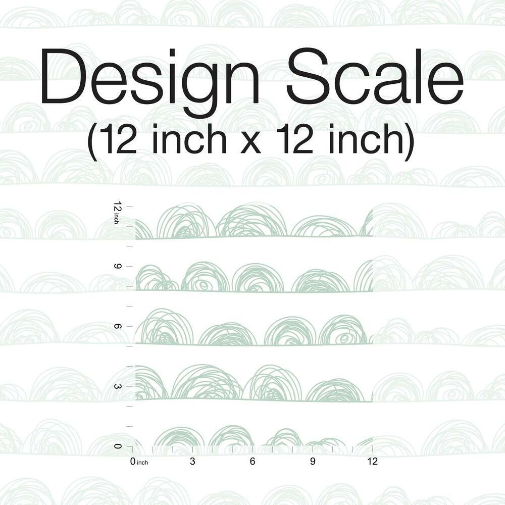 Doodle Scallop Peel and Stick Wallpaper Peel and Stick Wallpaper RoomMates   