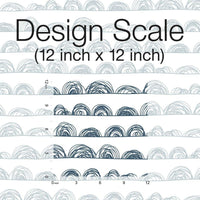 Doodle Scallop Peel and Stick Wallpaper Peel and Stick Wallpaper RoomMates   