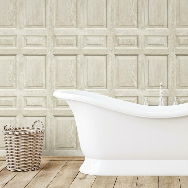 Beveled Wood Paneling Peel & Stick Wallpaper Peel and Stick Wallpaper RoomMates   