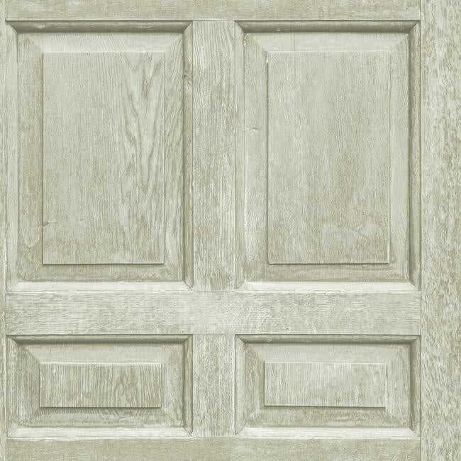 Beveled Wood Paneling Peel & Stick Wallpaper Peel and Stick Wallpaper RoomMates Roll Brown 