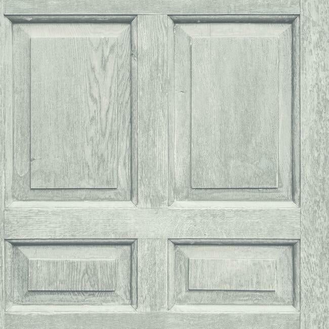 Beveled Wood Paneling Peel & Stick Wallpaper Peel and Stick Wallpaper RoomMates Roll Grey 