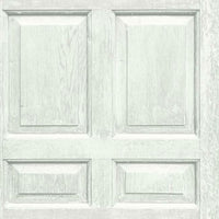 Beveled Wood Paneling Peel & Stick Wallpaper Peel and Stick Wallpaper RoomMates Roll White 
