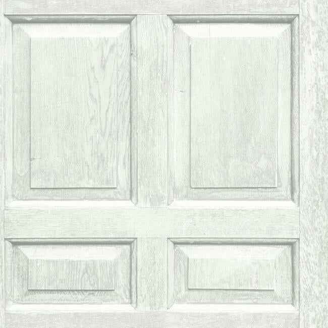 Beveled Wood Paneling Peel & Stick Wallpaper Peel and Stick Wallpaper RoomMates Roll White 