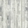 Weathered Planks Peel & Stick Wallpaper Peel and Stick Wallpaper RoomMates Roll Grey 