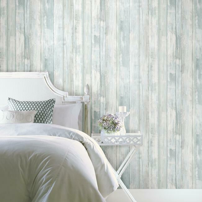 Weathered Planks Peel & Stick Wallpaper Peel and Stick Wallpaper RoomMates   