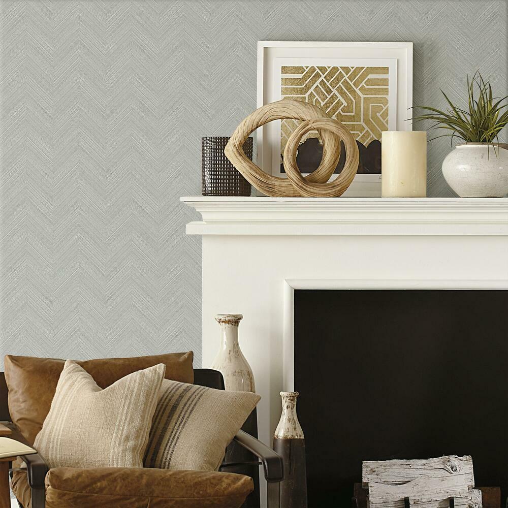 Herringbone Weave Peel and Stick Wallpaper – York Wallcoverings