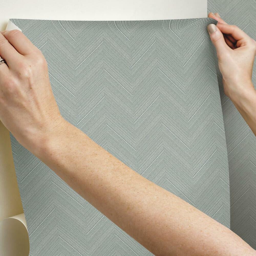 Herringbone Weave Peel and Stick Wallpaper – York Wallcoverings