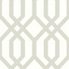 Gazebo Lattice Peel and Stick Wallpaper Peel and Stick Wallpaper RoomMates Roll Taupe 