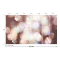 Shimmering Dots Peel & Stick Wall Mural Wall Mural RoomMates   