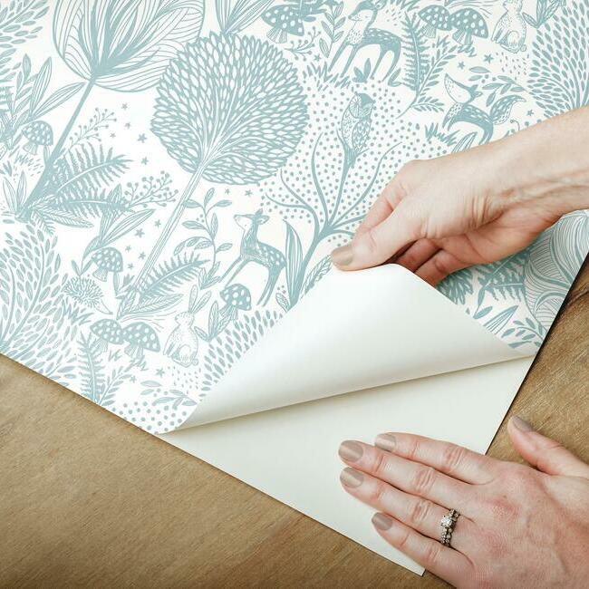 Forest Friends Peel & Stick Wallpaper Peel and Stick Wallpaper RoomMates   