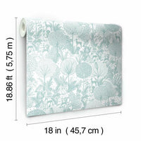 Forest Friends Peel & Stick Wallpaper Peel and Stick Wallpaper RoomMates   