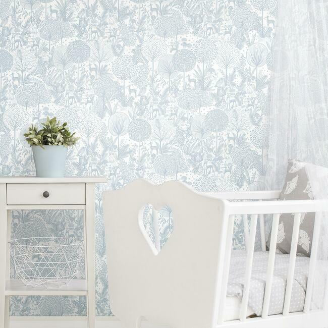 Forest Friends Peel & Stick Wallpaper Peel and Stick Wallpaper RoomMates   