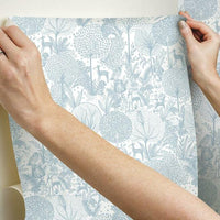 Forest Friends Peel & Stick Wallpaper Peel and Stick Wallpaper RoomMates   