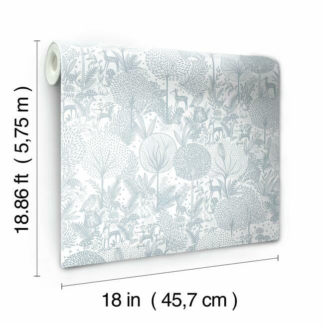 Forest Friends Peel & Stick Wallpaper Peel and Stick Wallpaper RoomMates   