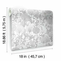 Forest Friends Peel & Stick Wallpaper Peel and Stick Wallpaper RoomMates   