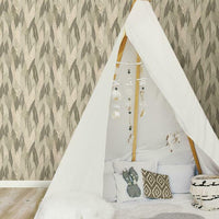 Fern & Feathers Peel & Stick Wallpaper Peel and Stick Wallpaper RoomMates   