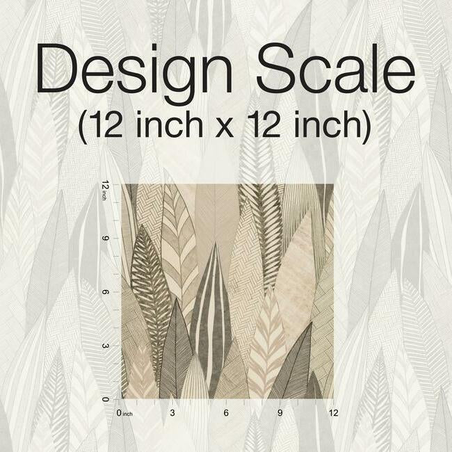 Fern & Feathers Peel & Stick Wallpaper Peel and Stick Wallpaper RoomMates   