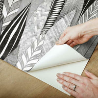 Fern & Feathers Peel & Stick Wallpaper Peel and Stick Wallpaper RoomMates   