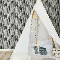 Fern & Feathers Peel & Stick Wallpaper Peel and Stick Wallpaper RoomMates   