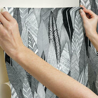 Fern & Feathers Peel & Stick Wallpaper Peel and Stick Wallpaper RoomMates   