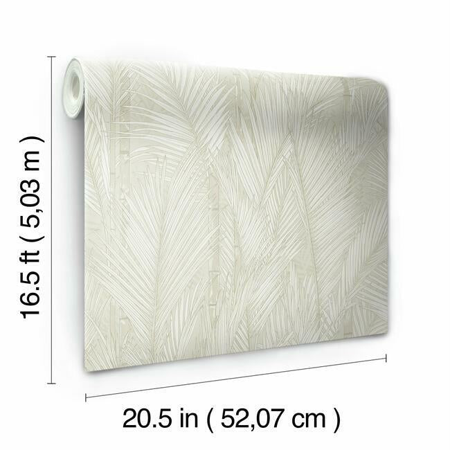 Swaying Fronds Peel & Stick Wallpaper Peel and Stick Wallpaper RoomMates   