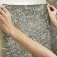 Zen Dahlia Peel & Stick Wallpaper Peel and Stick Wallpaper RoomMates   