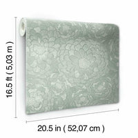 Zen Dahlia Peel & Stick Wallpaper Peel and Stick Wallpaper RoomMates   