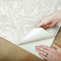 Zen Dahlia Peel & Stick Wallpaper Peel and Stick Wallpaper RoomMates   