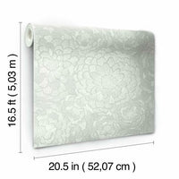 Zen Dahlia Peel & Stick Wallpaper Peel and Stick Wallpaper RoomMates   
