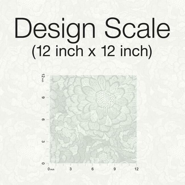 Zen Dahlia Peel & Stick Wallpaper Peel and Stick Wallpaper RoomMates   