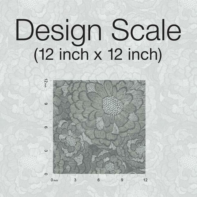 Zen Dahlia Peel & Stick Wallpaper Peel and Stick Wallpaper RoomMates   