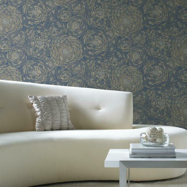 Zen Dahlia Peel & Stick Wallpaper Peel and Stick Wallpaper RoomMates   