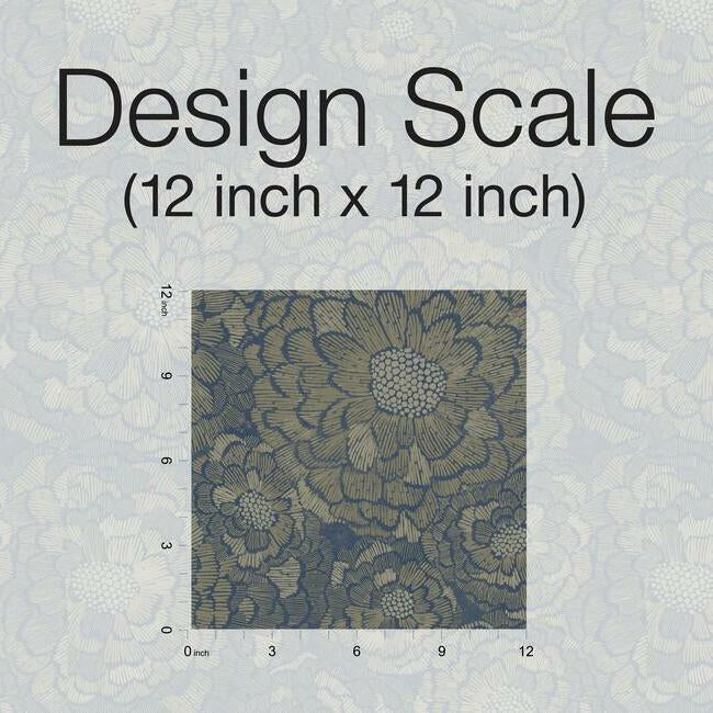 Zen Dahlia Peel & Stick Wallpaper Peel and Stick Wallpaper RoomMates   